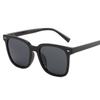 Gafas de sol cuadradas de montura grande para hombre, lentes de sol polarizadas de moda, especiales para conductores, 2024
