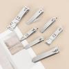 Ponto quadrado de grão cortadores de unhas Yiwu em estoque boca oblíqua plana grande tamanho pequeno cortadores de unhas ferramentas de manicure cortadores de unhas individuais