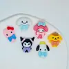 Sanrio Série Corpo Acessórios de Resina Acessórios de Gel Creme Presilha de Cabelo DIY Resina Pequenos Acessórios