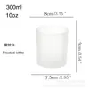 Nuevo frasco de vidrio para velas de 300 ml, galvanizado, chapado iónico, de colores, botella de vidrio spot, taza para velas de aromaterapia