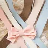 Cinta de Cuero Imitación Diamante Caliente de 2.5cm/4cm Cinta Elegante Hecha a Mano para DIY con Moño Texturizado Material para Accesorios de Cabello