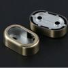 Soporte para prendas de aleación de zinc 16 mm soporte para tubo de prendas brida apertura combinación voltear izquierda y derecha soporte para prendas fabricantes venta al por mayor