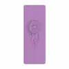 Venta al por mayor del fabricante Esterilla de Yoga de Caucho PU Caucho Natural Antideslizante Línea de Postura Esterilla de Fitness Esterilla de Lujo Esterilla de Yoga Engrosada