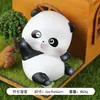 Decoração de Bolo Panda Gigante para o Dia Nacional de 2026 Enfeites Grande Aniversário Adesivos para Jovens Inserções Bandeira Vermelha Pequena Bandeiras