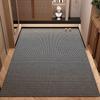 Felpudo de terciopelo belga para puerta de entrada, alfombra de suelo para sala de estar, resistente a las manchas
