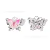 Accesorios de colgante de mariposa elfa con incrustaciones de aleación DIY Pendiente de venta caliente Joyería Cadena de teléfono móvil Colgante de llavero Hecho a mano