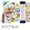 Amazon transfronterizo para papel de regalo kraft retro de Navidad, papel de regalo serie graffiti navideño