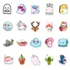 50 Pegatinas Decorativas de Graffiti para Laptop, Patineta, Taza de Agua, Equipaje de Coche, Dibujos Animados Lindos - Venta al por Mayor