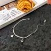 Pulsera de estrella de cinco puntas TikTok de estilo coreano 2024, transfronteriza europea y americana, collar de estrella simple y combinable para mujer, joyería