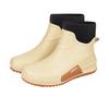 Zapatos de Lluvia para Pareja Zapatos Impermeables de Caña Corta y Corte Bajo para Hombre Zapatos Acuáticos Antideslizantes Zapatos de Goma para Exterior Zapatos de Pesca Botas de Lluvia Ligeras para Mujer