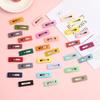Joyería de moda al por mayor de Corea del Sur lindo pasador pasador macaron color caramelo clip BB serie de colores para niña