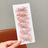 Pasador de Pelo con Lazo para Niña Estilo Nuevo 2025 Pinza para Flequillo de Niña Dulce Adorno para la Cabeza de Bebé Personalización