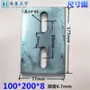 Peças Embutidas Galvanizadas, Placas de Aço Embutidas, Placas de Ferro Galvanizadas a Quente, Pilares de Quatro Furos para Fachada Cortina, Conectores de Estrutura de Aço, Soldagem de Tubos de Aço