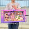 Caja de Regalo Set Barbabi Muñeca Institución de Entrenamiento Regalo Muñeca Niña Muñeca Princesa Ciudad de Arcade Regalo