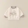 Roupa de Algodão Puro Estilo Primavera para Bebê Menino, Conjunto Dividido de Primavera para Meninos, Conjunto Dividido Estilo Primavera com Desenho para Bebês