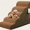 Escada de Escalada para Animais de Estimação Amazon Transfronteiriça para Gatos e Cães Pequenos, Escadas de Esponja de Três Degraus para Subir e Descer de Sofás