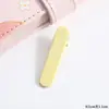 Clipes Sólidos de 5 peças, cabeça redonda, alargados, texturizados, na cor macaron, presilhas fofas e doces para franja, presilhas laterais, presilhas base criativas feitas à mão