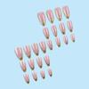 Europa e Estados Unidos best-sellers pastilhas de glitter para manicure francesa adesivo de unha postiça removível branco comércio exterior tipo gota armadura vestível