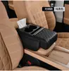 Acessórios para Carro, Porta-Braço de Carro, Porta-Lenços Personalizado, Porta-Copos, Compartimento de Bagagem Central, Almofada Protetora de Couro para Cotovelos