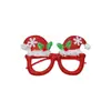 Gafas Navideñas para Fiesta Infantil de Amazon Transfronteriza Marco de Gafas Fiesta Navideña Regalo de Navidad Juguete Juguete de Fiesta