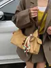 Bolso Transfronterizo de Gamuza para Mujer Gran Capacidad Nuevo Otoño e Invierno 2025 Bolso Cruzado Retro Escarchado Bolso Dumpling para Viajar