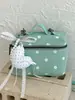 Bolsa Caixa de Bolinhas Estilo Coreano para Mulheres, Bolsa de Ombro Transversal Exquisita e Estilosa, Pequena Bolsa de Mão para Trabalho e Deslocamento, Bolsa Quadrada Pequena Casual