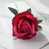 Rama Única Acacia Terciopelo Rosa Flor Falsa Flor Artificial Flor de Seda Decoración para Hogar Sala de Estar Adornos Boda Arte Floral Venta al por Mayor