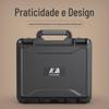 Equipamento portátil caixa de proteção de proteção impermeável à prova de umidade anti-queda SLR lente fotográfica UAV PP caixa de armazenamento de plástico