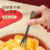 Tenedores Desechables para Fruta, Engrosados para Uso Doméstico, Plástico de Grado Alimenticio de Alta Gama, Tenedores para Pastel Lindos y Creativos, Empaquetados Individualmente