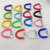 Fábrica em estoque atacado cor plástico corda de mola EVA linha de telefone corda de celular chaveiro cordão elástico telescópico