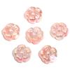 Cuentas Translúcidas Degradadas de Flor de Cerezo Acrílico Sueltas Accesorios para Joyería DIY Bolígrafo con Cuentas Cadena para Teléfono Materiales DIY