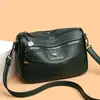 Nova Bolsa Transversal Feminina 2025 Bolsa Feminina Multicamadas para Meia-Idade e Idosos Bolsa Mãe Prática Bolsa de Grande Capacidade Bolsa de Ombro Comércio Exterior