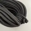 Cuerda de Poliéster Redonda de 6.5 mm con Dos Hilos, Cuerda de Poliéster para Bolsas, Cordón, Manualidades, Colgante, Cuerda Trenzada