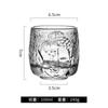 Nueva Taza Budista y Demonio "A un Pensamiento de Distancia" Estilo Chino, Taza Maestra de Vidrio sin Plomo, Taza Individual, Taza de Cata de Té, Taza de Vidrio de Cristal