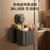 Caja de almacenamiento de pared con ventosa fuerte, portapalillos de cocina sin taladro, escurridor de cucharas para el hogar, directo del fabricante