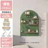 Estante de Pared de Madera Maciza con Tablero Perforado Personalizado Estante de Almacenamiento para Entrada Gabinete de Almacenamiento para Entrada