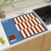 Estilo Sencillo Almohadilla Drenante Diatomeas Fácil Cuidado Almohadilla Absorbente Mesa de Cocina Antiquemaduras Aislamiento Almohadilla Suministro Directo de Fábrica