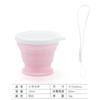 Venta Caliente de Amazon Taza de Agua Plegable de Silicona para Exteriores Estudiante Práctica Taza de Café Taza de Plástico Regalo en stock