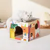 Rascador para Gatos en Forma de Tazón Nido para Gatos Extra Grande Cuenca Rascadora para Gatos Papel Corrugado Tablero para Uñas de Gato Redondo Juguetes y Suministros para Gatos al Por Mayor