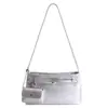 Bolsa Tote de Couro Óleo-Cera Retrô para Mulheres, Bolsa de Ombro Transversal Simples de Grande Capacidade, Bolsa de Ombro da Moda e Única para o Dia a Dia
