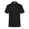Roupa de trabalho de cor sólida de manga curta Camisa polo roupa de trabalho logo bordado bordado empresa lapela Camiseta roupa de classe camisa cultural publicitária