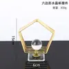 Tortuga Metálica Nórdica Hoja Bola de Cristal Adorno Metálico para Sala de Estar, Gabinete de Vino, Gabinete de TV, Escritorio, Pieza Decorativa de Alta Gama