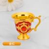 Taça de Vinho Branco Estilo Europeu, Copo de Metal Doméstico, Taça de Vinho Pequena, Taça para Brinde de Casamento, Copo para Destilado, Pequeno Ornamento Criativo Retrô