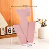 Soporte de Terciopelo Rosa para Joyería Transfronterizo de Entrega Inmediata Soporte para Collares, Aretes, Anillos, Colgantes Tienda de Joyería Soporte de Exhibición para Sesión de Fotos