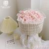 Tela de Flor Fragante Pequeña Tela Creativa Material de Ramo Redondo Pieza de Moldeado Papel de Envoltura de Flor Fragante Pequeña Venta al por Mayor