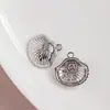 [Série Oceano] Pingente de Cauda de Sereia Estrela do Amor Incrustado Pingente DIY Feito à Mão Acessórios para Pulseira Colar