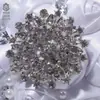 Flor de simulación de lujo Flor de pedrería con anillo flor para sostener como regalo novia pedrería sosteniendo flor regalo boutique