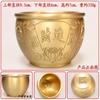 Tarro de Latón Cien Bendiciones, Tarro de Cobre, Artesanías de Decoración para el Hogar, Adornos, Venta al por Mayor Tarro de Latón Cien Bendiciones, Tarro Atractivo de Fortuna para la Oficina
