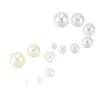 Perlas Imitación de Alto Brillo ABS con Agujero 3-30mm Perlas Sueltas de Alta Calidad para Collares, Pulseras, Joyería DIY