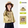British CollegeDudu's Gabardina para Niñas Atuendo de Otoño, Abrigo Elegante para Niñas, Ropa Infantil de Moda